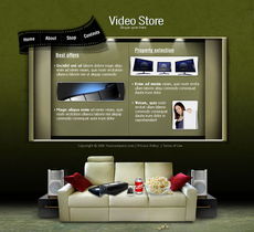 沙發(fā)產品設計網頁模板 打造現代商業(yè)網站的視覺魅力與實用性