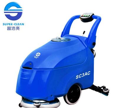 【SC3A電瓶式全自動洗地機工廠超市手推式刷地機地面清洗吸干洗】價格_廠家_圖片